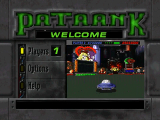Pataank title screen for 3DO